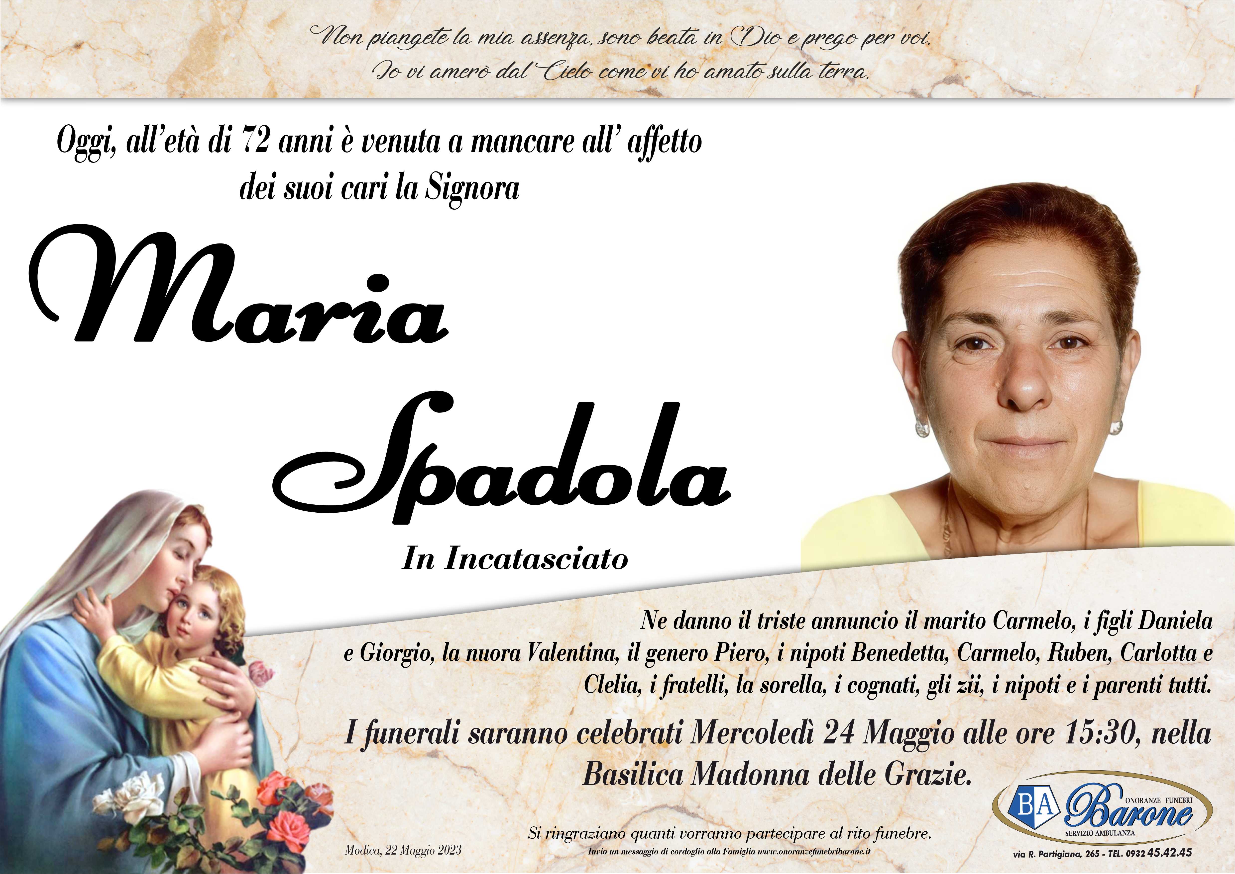 Necrologi: Maria Spadola - Ragusa Oggi